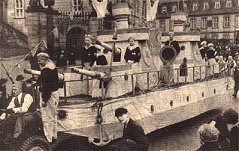 Der Panzerkreuzer  Cimtara im Jahre 1938